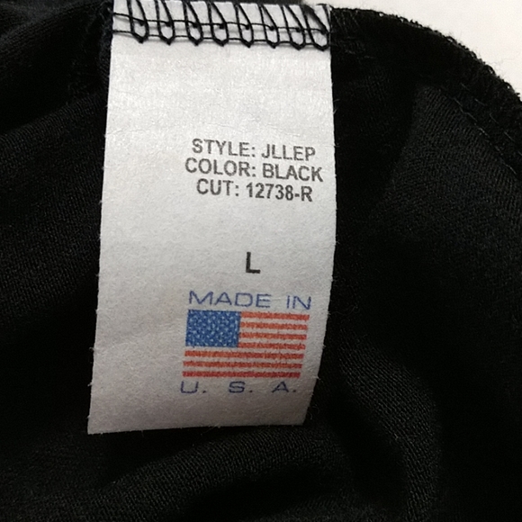 NEW Arkansas Razorbacks Jersey Young Wild Free Elbow Patch Long Slv Tee Women Lg - Picture 8 of 8